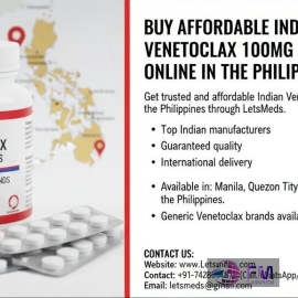 Buy Affordable Indian Venetoclax 100mg Tablets Online in the Philippines