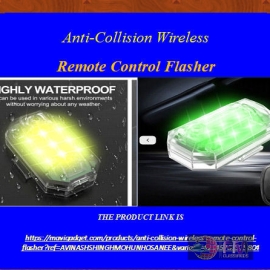 Anti-Collision Wireless Remote Control Flasher