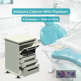 Alabama Cabinet With Flipdown (4 Drawers) — Side to Side