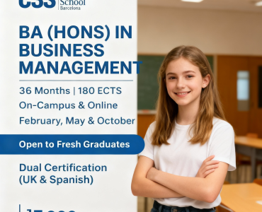 Earn a UK & Spanish Certified Business Management Degree in Barcelona