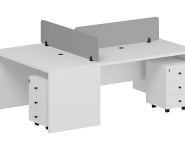 Stylish Cove White Reception Desk – Elevate Your Front Office Look