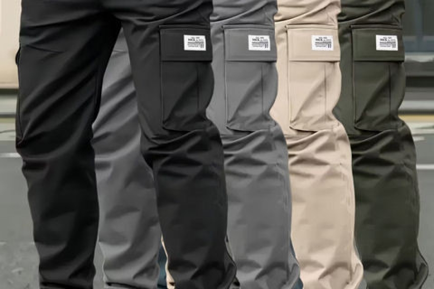 4pcs Men Cargo Pants