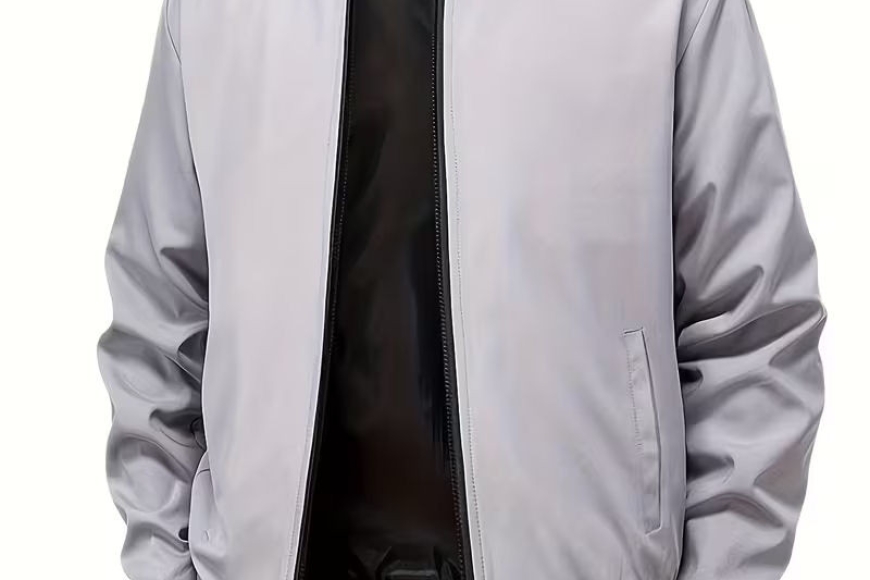 Spring Sports Jacket for Men with Baseball Collar2